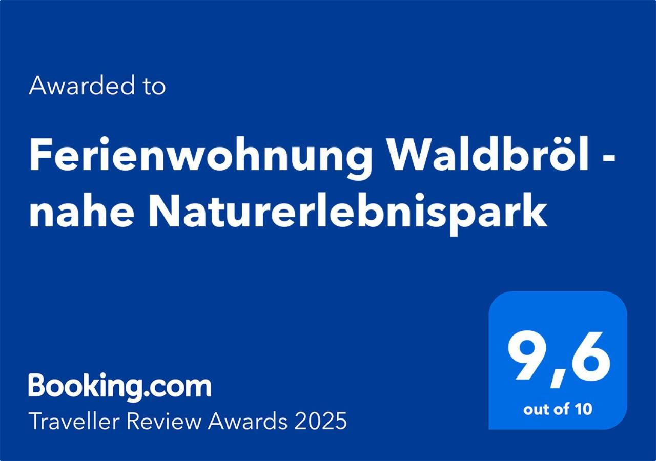 Ferienwohnung Waldbroel - Nahe Naturerlebnispark 瓦尔德布勒尔 外观 照片